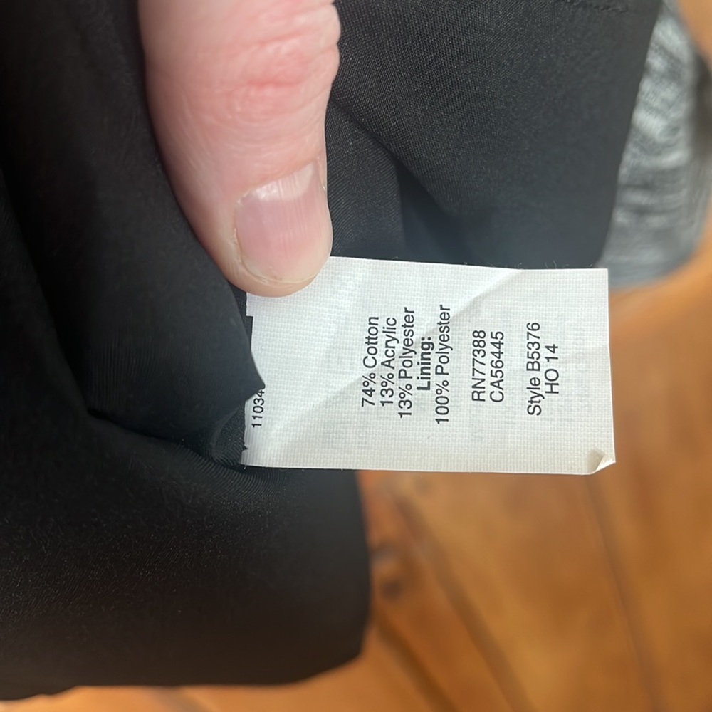 Madewell Tweed Dress with Leather Collar Size 2 - Picture 7 of 10